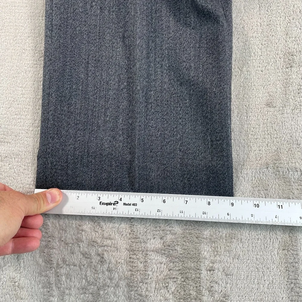 Banana Republic Tailored Slim Fit Dress Pants Men 36x31 Grey 100% Wool NWOT $138